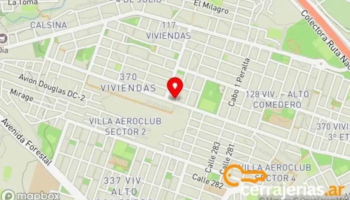 mapa de CERRAJERIA MAILIN Cerrajero, Centro comercial en San Salvador de Jujuy