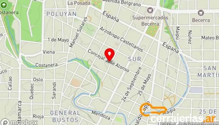 mapa de Cerrajeria Nacho Centro comercial en CDE