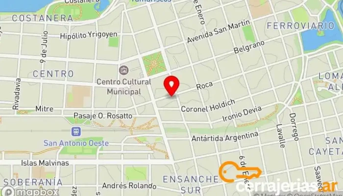 mapa de Cerrajeria Open Cerrajero en San Antonio Oeste