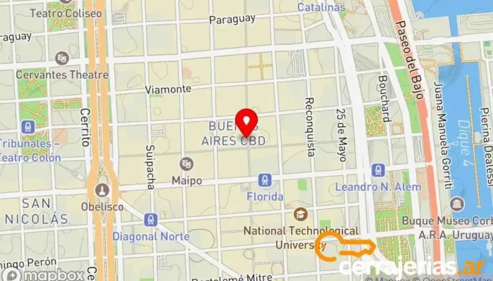 mapa de Cerrajeria Primo Cerrajero en San Nicolas