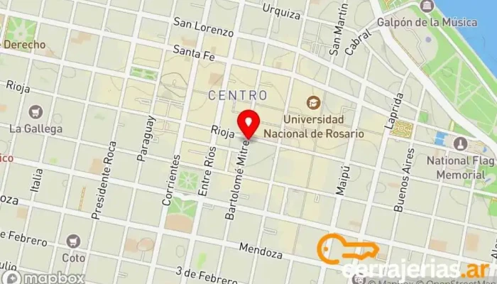 mapa de Cerrajeria Redo Cerrajero en Rosario