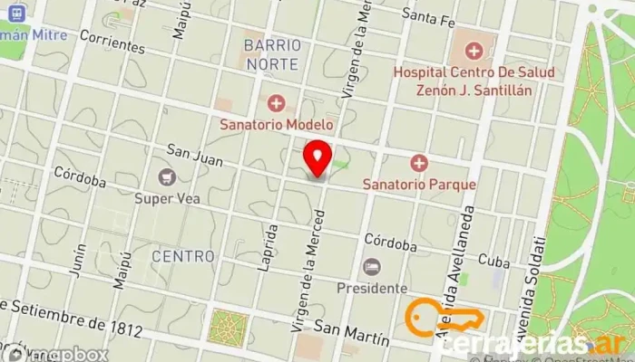 mapa de Cerrajeria San Juan Cerrajero en San Miguel de Tucumán