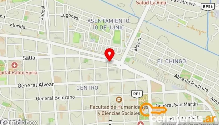 mapa de Cerrajeria Savio Cerrajero en San Salvador de Jujuy
