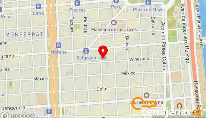 mapa de Cerrajería Ser·Vic·Car Cerrajero en AAJ