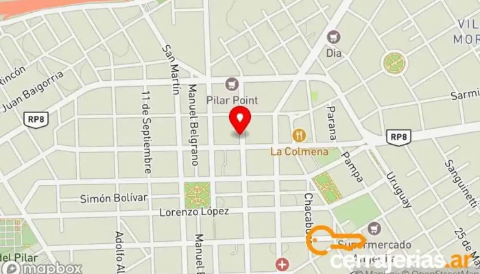 mapa de Cerrajería Theo Cerrajero en AII