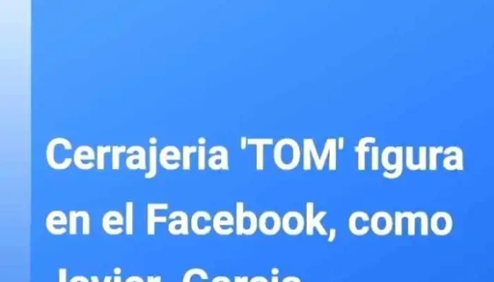 Cerrajeria Tom -  Mas Recientes - J5402gbc