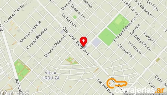 mapa de Cerrajerías de Casas y Autos-urgencias 24 Hs. Cerrajero en Wilde