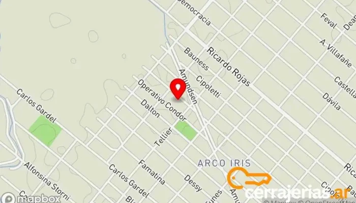 mapa de CERRAJERIAS MOVILES OESTE Cerrajero en Merlo