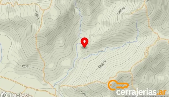 mapa de Cerro Arco- Las Heras- Mendoza Atracción turística en Las Heras