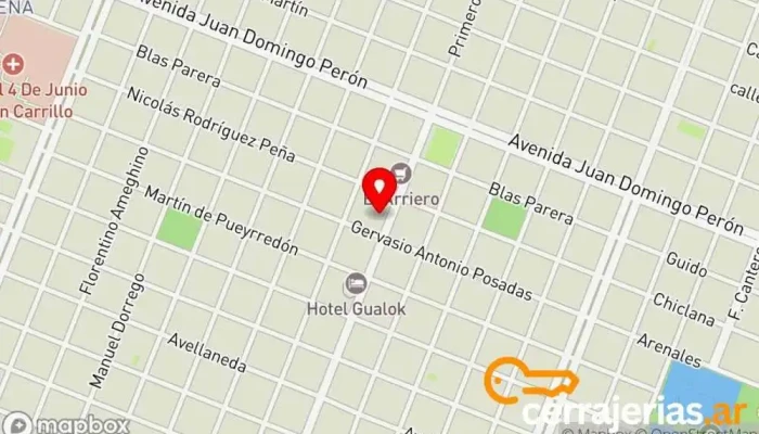 mapa de Chaco Hogar Muebles Comercio en Sáenz Peña