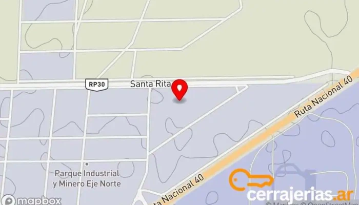 mapa de CIMAdera SA Fábrica de muebles, Fábrica de puertas, Carpintería en Las Heras