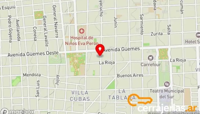mapa de C.I.S. AMOBLAMIENTOS Carpintero en San Fernando del Valle de Catamarca