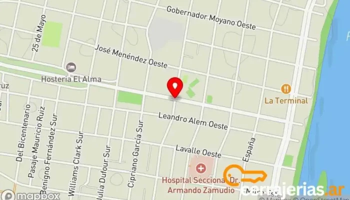 mapa de Cmte. Luis Piedrabuena  en Cmte. Luis Piedrabuena
