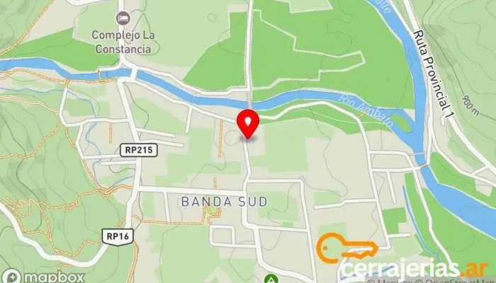 mapa de COMPLEJO KATANA cabañas Agencia de alquiler de cabañas, Alojamiento con servicio, Agencia de viajes en La Puerta