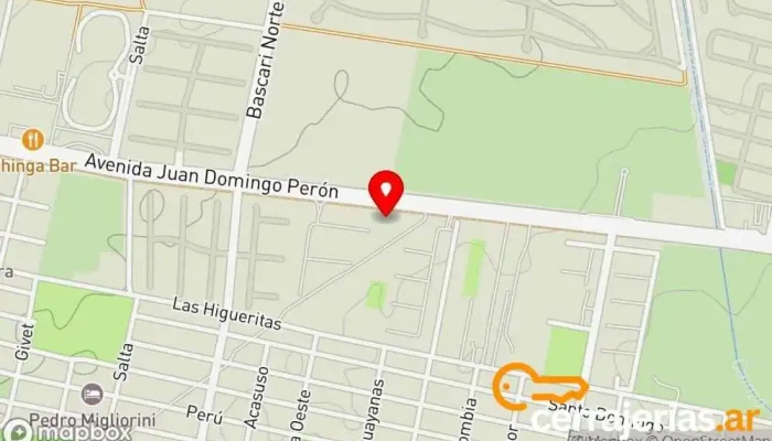 mapa de Concesionario Renault - Tucumán - Ruiz Automotores S.A. Concesionario Renault, Taller de reparación de automóviles, Concesionario de automóviles en Yerba Buena