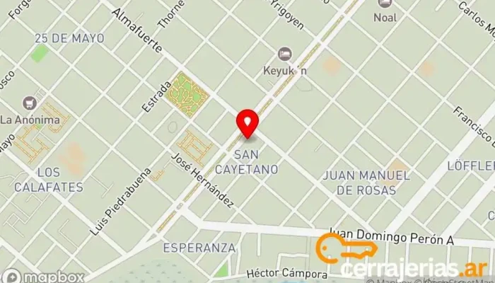 mapa de Continental Maderas Tienda de materiales para la construcción en V9420 Río Grande