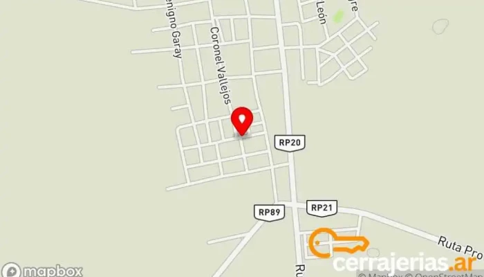 mapa de Corralón Sandra Tienda de artículos para el hogar en Itatí