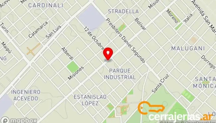 mapa de D3 FABRICA DE PORTONES Herrero, Proveedor de puertas en Villa Constitución