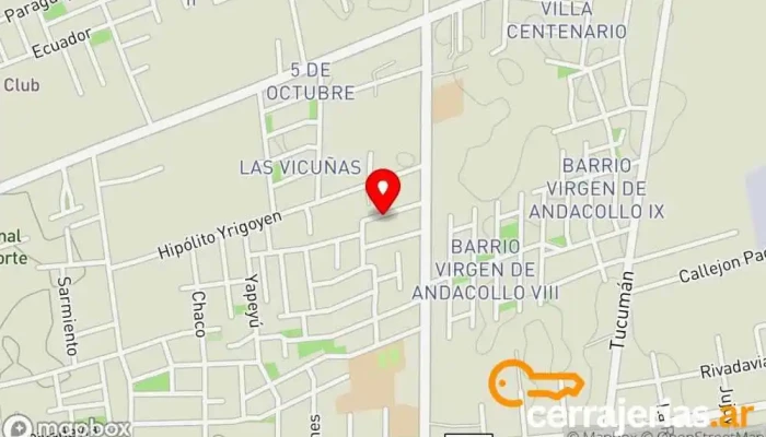 mapa de DANILO.CZ  en Chimbas