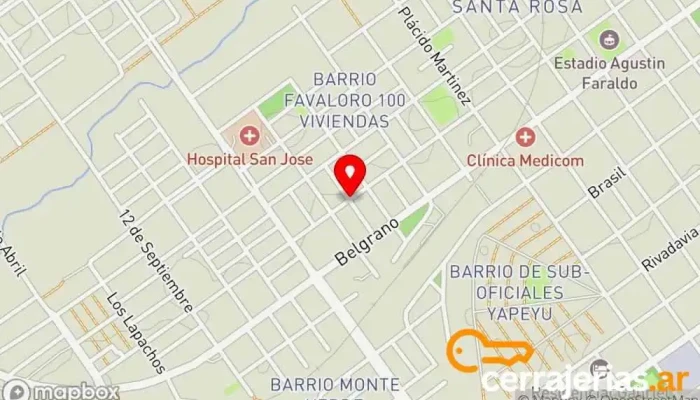 mapa de Darnet Carpinteria Carpintero en Paso de los Libres