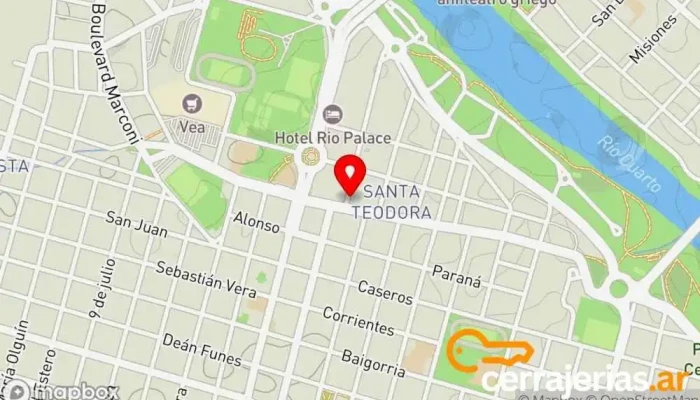 mapa de Deriocuarto.ar Diseñador de sitios web en Río Cuarto