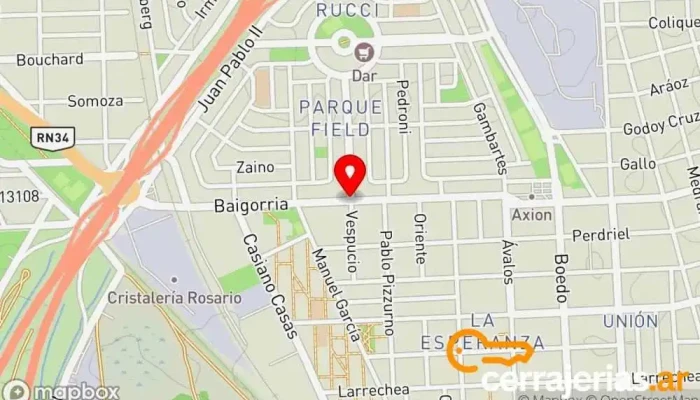 mapa de Digma Carpinteria | AMOBLAMIENTOS a Medida | !! Carpinteria a Domicilio Rosario !! Carpintero en Rosario
