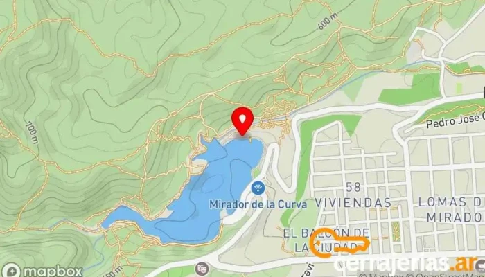 mapa de Dique El Jumeal Dique, Atracción turística en San Fernando del Valle de Catamarca