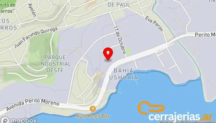 mapa de DISEÑO PVC - ABERTURAS Y VIDRIERIA Comercio en V9410KTM