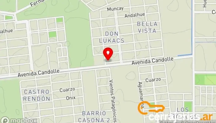 mapa de EDen Aberturas Proveedor de puertas en Plottier
