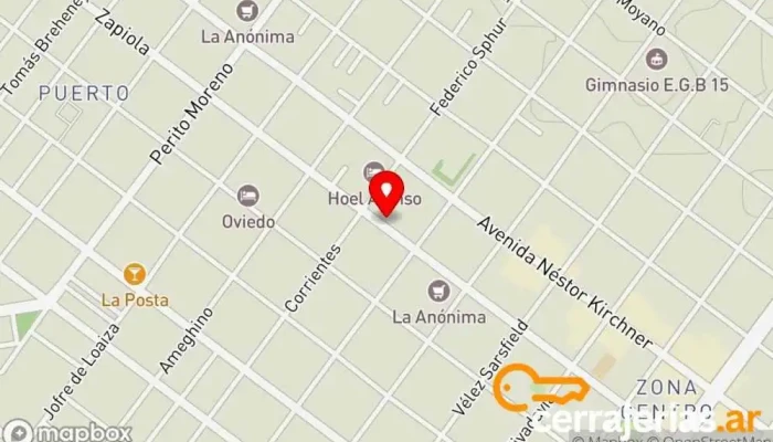 mapa de EGGER HAUS - LA MERCED Tienda de materiales para la construcción en Zapiola 565