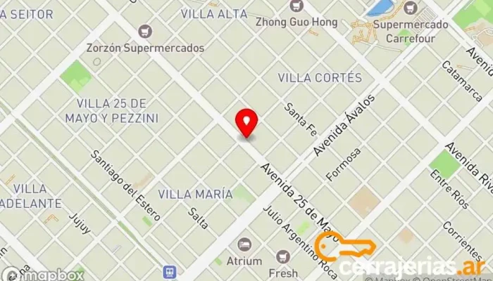 mapa de El León Accesorios para muebles en Resistencia