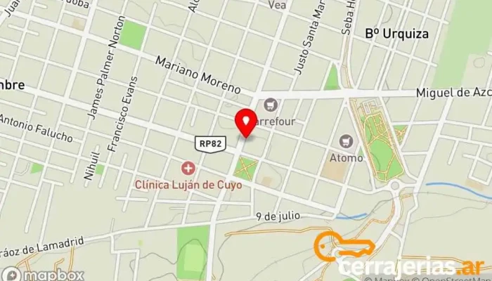 mapa de Estrella Hogar Tienda de artículos para el hogar en Luján de Cuyo
