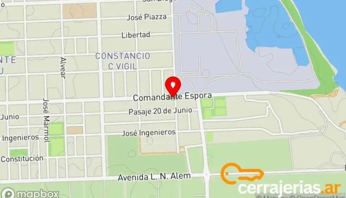 mapa de Ferretería De La Costa Tienda de herramientas, Proveedor de repuestos de electrodomésticos, Tienda de artículos de pesca, Cerrajero, Pinturería en Villa Gdor. Galvez