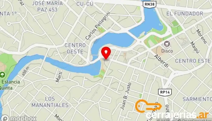mapa de Fotos Esteban La Foto Antigua Estudio de fotografía en Villa Carlos Paz
