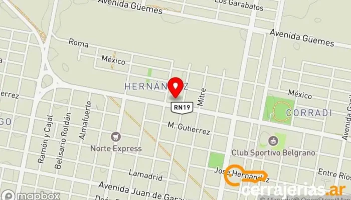 mapa de Ga-Nor Pinturería, Pintura en San Francisco