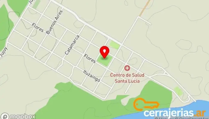 mapa de Garruchos  en Garruchos
