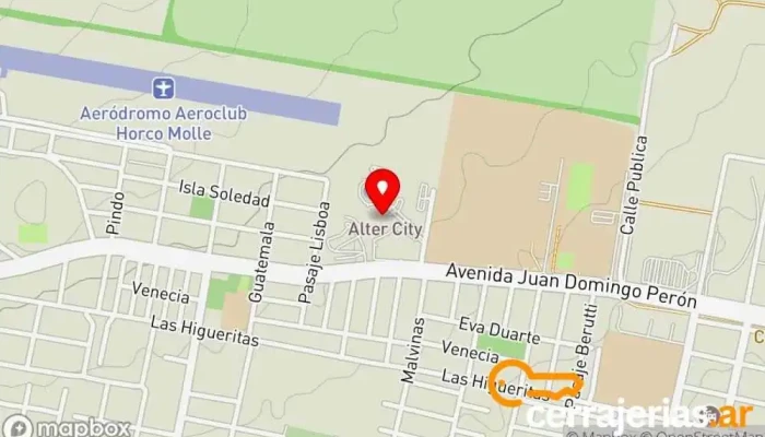 mapa de Globant Tucumán Empresa de software en Yerba Buena