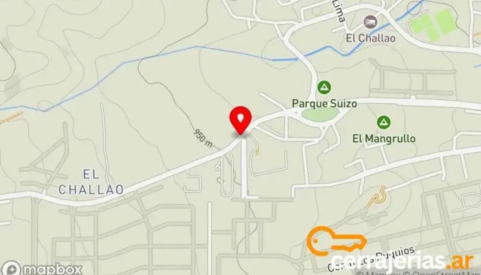 mapa de GyG Carpintería de Aluminio Carpintero en El Challao