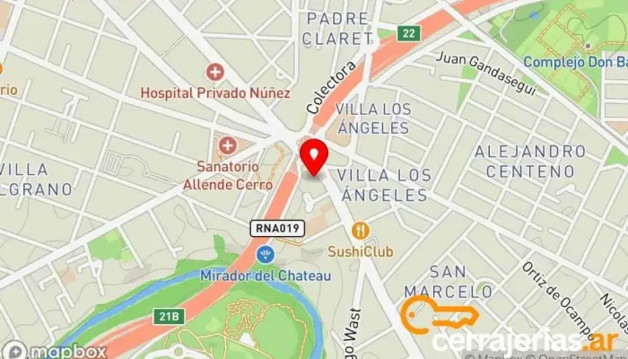 mapa de Hatom Proveedor de puertas para garaje en CGC