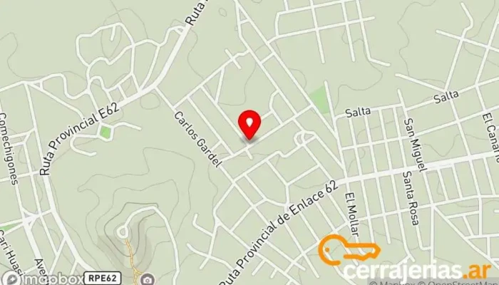 mapa de Hermetec Carpintero en Villa Rumipal