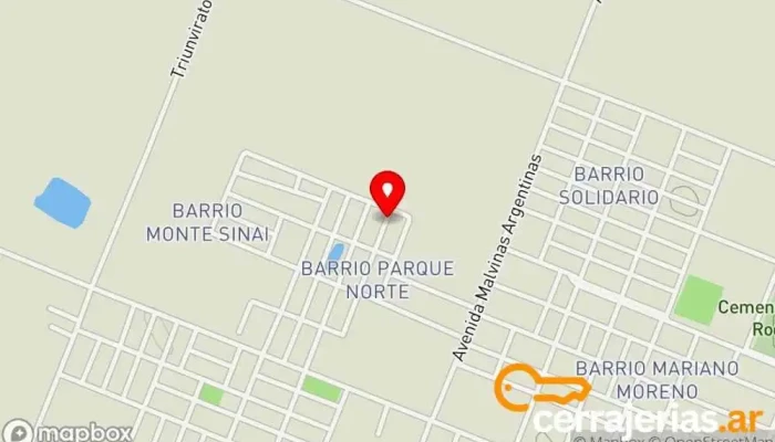mapa de Herreria Escobar Herrero en Sáenz Peña