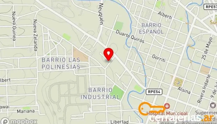 mapa de Herreria Heraldo Herrero en Villa Allende