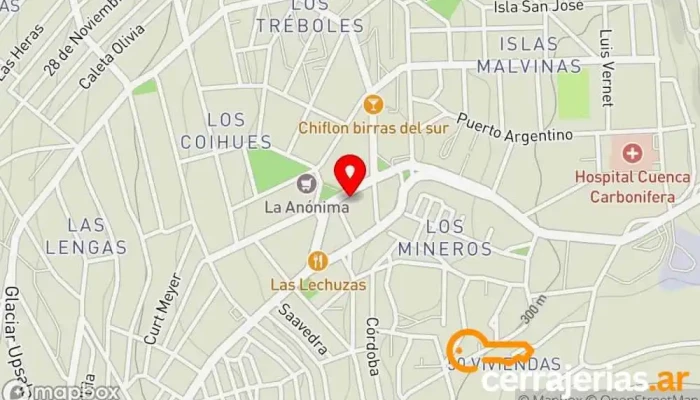 mapa de Hotel Nuevo Centro  en Santa Cruz