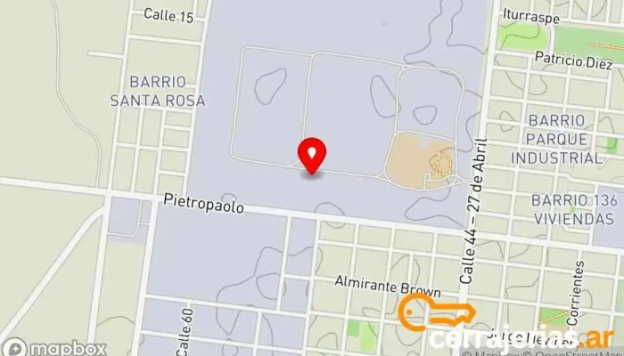 mapa de IDEA SA Fábrica de puertas, Carpintería, Tienda de ventanas de plástico, Fabricante de vigas en Reconquista