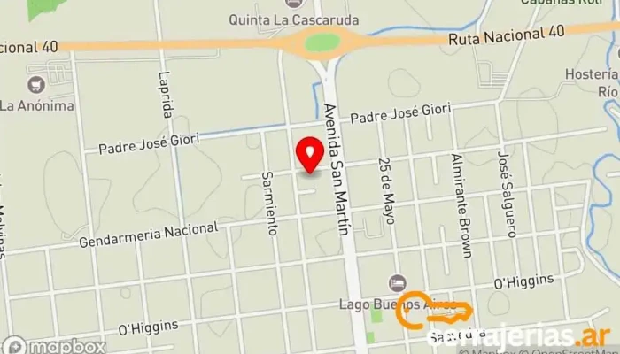 mapa de Igesia Asamblea De Dios Puerta De Paz Iglesia pentecostal en Z9040 Perito Moreno