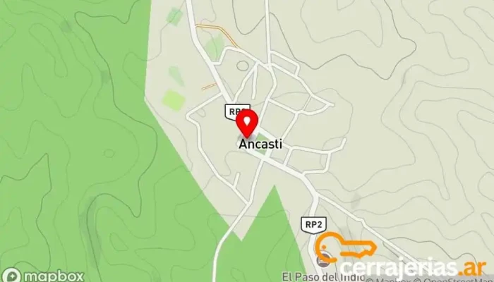 mapa de Iglesia de Ancasti Iglesia en Ancasti