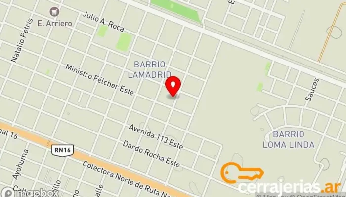 mapa de Iglesia de Dios de la Profecía Iglesia en Sáenz Peña