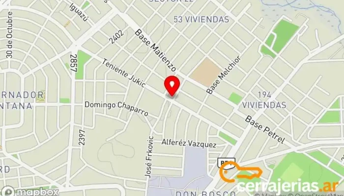 mapa de Iglesia de Dios Puerta del cielo Iglesia evangélica en U9006 Comodoro Rivadavia