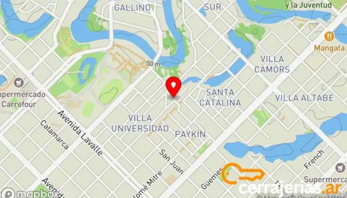 mapa de Iglesia UNA PUERTA A LA VIDA Iglesia en Resistencia