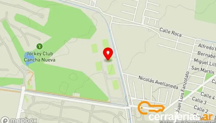 mapa de Jockey Club Rugby Tucumán Club de rugby en Yerba Buena